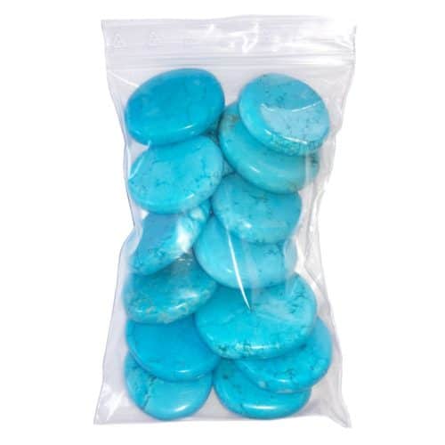 GALETS HOWLITE BLEUE – 500GRS