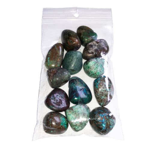 PIERRES ROULéES CHRYSOCOLLE-TURQUOISE – 250GRS